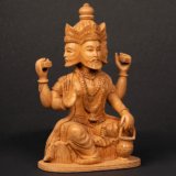 WOODEN BRAHMA FAIN CARVING - Image 3