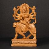 WOODEN CARVING DURGA - Image 2