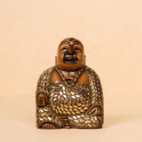 WOODEN FAIN BRASS JADAI WORK HAPPY MEN - Image 2