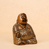 WOODEN FAIN BRASS JADAI WORK HAPPY MEN - Image 3