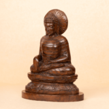 WOODEN FAIN CARVING BUDDHA - Image 4