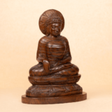 WOODEN FAIN CARVING BUDDHA - Image 3