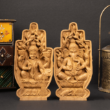 WOODEN FAIN CARVING NAMASTE - Image 2