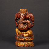 WOODEN FAIN PAINTING TRIMURTI GANESH - Image 4