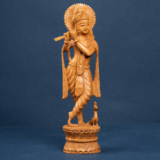 WOODEN FAIN STANDING KRISHNA - Image 2