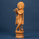 WOODEN FAIN STANDING KRISHNA - Image 4