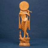 WOODEN FAIN STANDING KRISHNA - Image 5