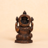 WOODEN FAIN TOOK SITTING GANESH - Image 5