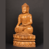 WOODEN KAMAL BUDHA - Image 4