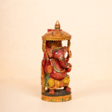 WOODEN PAINTING CHHATRI GANESH - Image 3