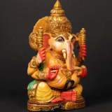 WOODEN PAINTING TOOK GANESH - Image 3