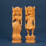 WOODEN SHIVA AND PARVATI - Image 2