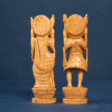 WOODEN SHIVA AND PARVATI - Image 5