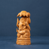 WOODEN SNAKE CARVING GANESH - Image 4