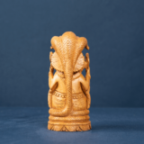 WOODEN SNAKE CARVING GANESH - Image 5