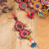 THREAD DOUBLE MIRROR KEYCHAIN - Image 3