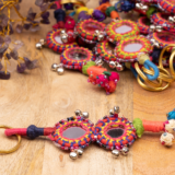 THREAD DOUBLE MIRROR KEYCHAIN - Image 2