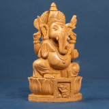 WOODEN TOOK FAIN CARVING GANESH - Image 3