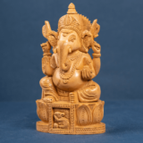 WOODEN TOOK FAIN CARVING GANESH - Image 4