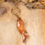 WOODEN FISH PAINTING KEYCHAIN - Image 2