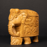 WOODEN CARVING ELEPHANT - Image 3