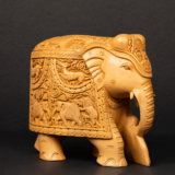 WOODEN CARVING ELEPHANT - Image 5