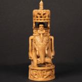 WOODEN FAIN CARVING AMBAWADI - Image 2