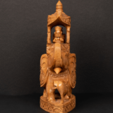 WOODEN FAIN CARVING AMBAWADI ELEPHANT - Image 2