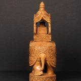 WOODEN FAIN CARVING AMBAWADI ELEPHANT - Image 6
