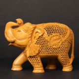 WOODEN FAIN CARVING ELEPHANT - Image 6