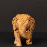 WOODEN FAIN CARVING ELEPHANT - Image 2