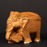 WOODEN FAIN INLY JALI ELEPHANT - Image 3