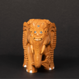 WOODEN FAIN INLY JALI ELEPHANT - Image 2