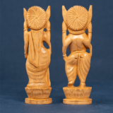 WOODEN FAIN LAXMI GANESH PAIR - Image 4