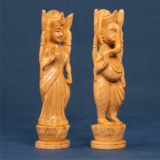 WOODEN FAIN LAXMI GANESH PAIR - Image 2