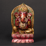 WOODEN FAIN PAINTING GANESH - Image 2