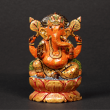 WOODEN FAIN PAINTING TOOK GANESH - Image 2