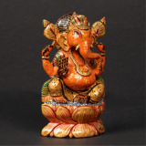 WOODEN FAIN PAINTING TOOK GANESH - Image 3