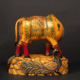 WOODEN GOLD Embossed PAINTING COW - Image 5