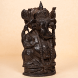 ROSE WOOD CARVING GANESH - Image 3