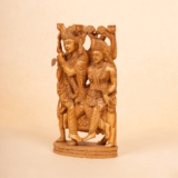 WOOD FAIN CARVING LORD RADHA KRISHNA - Image 4