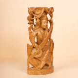WOODEN CARVING SARASWATI - Image 3