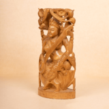 WOODEN CARVING SARASWATI - Image 4