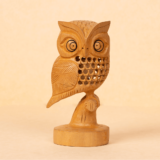 WOODEN CARVING TREE OWL - Image 4