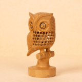 WOODEN CARVING TREE OWL - Image 3
