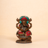 WOODEN CHIPES STONE WORK TOOK GANESH - Image 2
