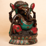 WOODEN CHIPES STONE WORK TOOK GANESH - Image 2