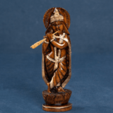 WOODEN FAIN ANTIQUE LOOK KRISHNA - Image 2