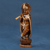 WOODEN FAIN ANTIQUE LOOK KRISHNA - Image 4